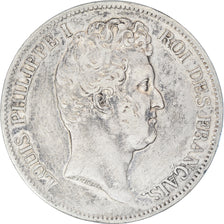 Coin, France, Louis-Philippe, 5 Francs, 1830, Lille, VF(20-25), Silver
