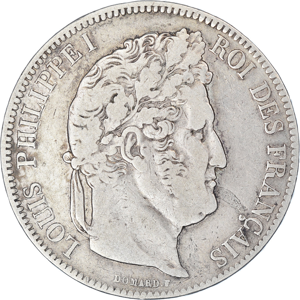 Coin, France, Louis-Philippe, 5 Francs, 1841, Bordeaux, VF(20-25), Silver