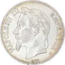 Coin, France, Napoleon III, 5 Francs, 1868, Strasbourg, VF(30-35), Silver