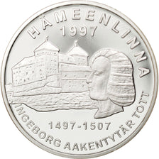 FINLAND, 20 Euro, 1997, KM #8, MS(63), Silver, 27.02