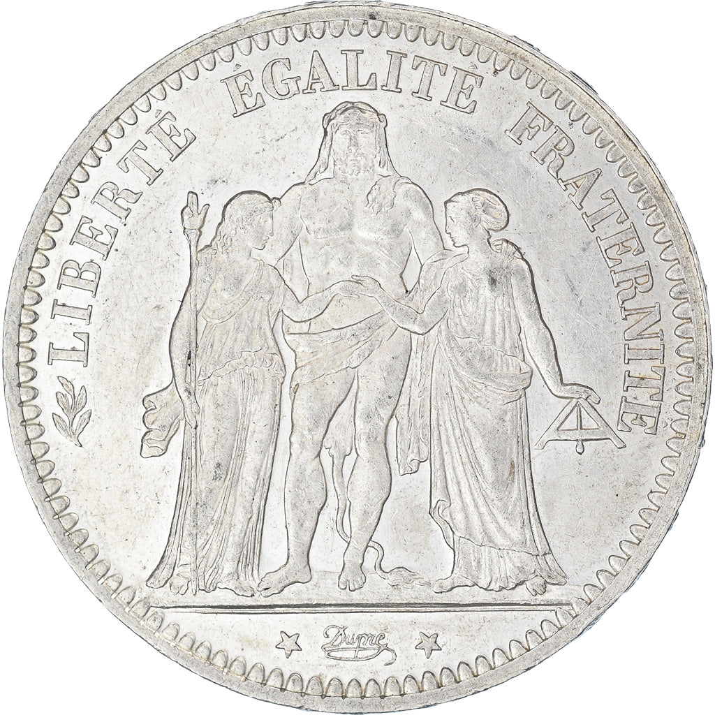Coin, France, Hercule, 5 Francs, 1873, Paris, AU(55-58), Silver, KM:820.1