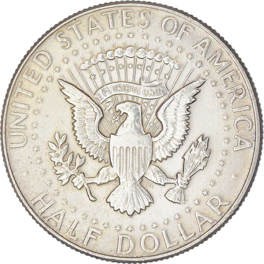 Coin, United States, Kennedy Half Dollar, Half Dollar, 1964, U.S. Mint
