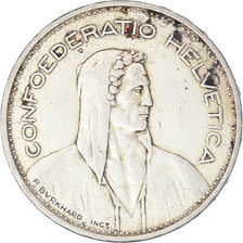 Coin, Switzerland, 5 Francs, 1940, Bern, EF(40-45), Silver, KM:40