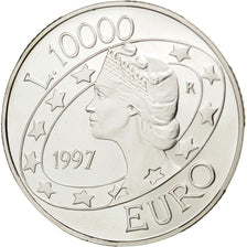 Coin, San Marino, 10000 Lire, 1997, MS(63), Silver, KM:372