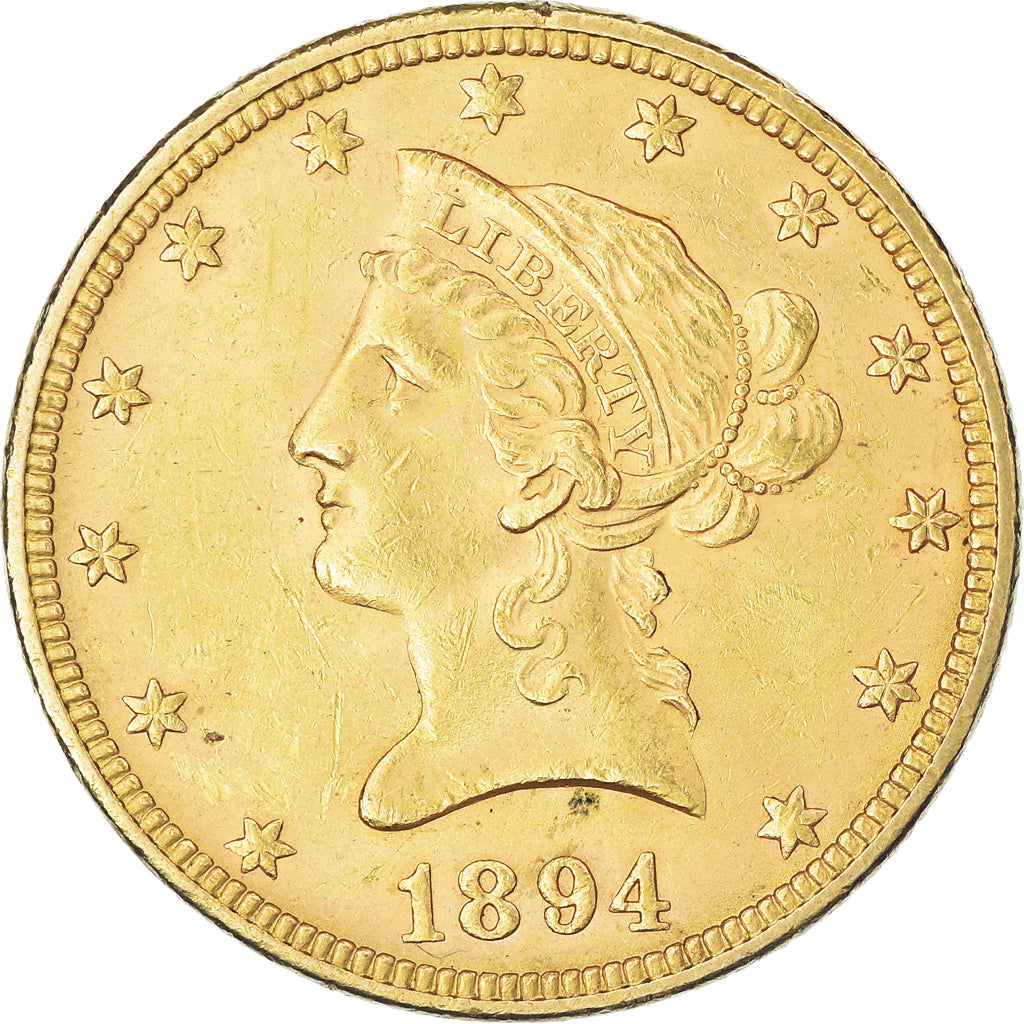 Münze, Vereinigte Staaten, Coronet Head, $10, Eagle, 1894, Philadelphia, VZ