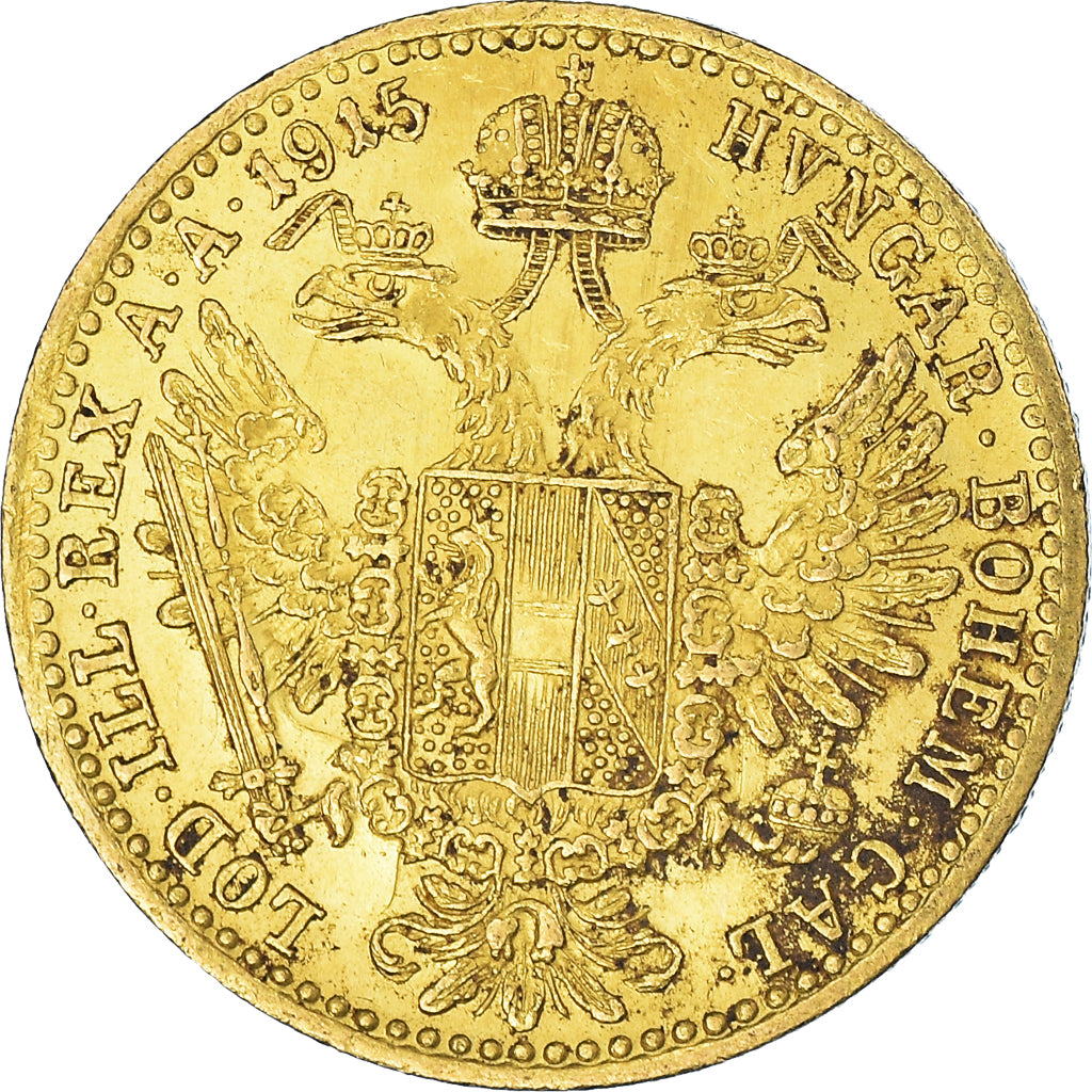 Moneta, Austria, Franz Joseph I, Ducat, 1915, Restrike, SPL, Oro, KM:2267