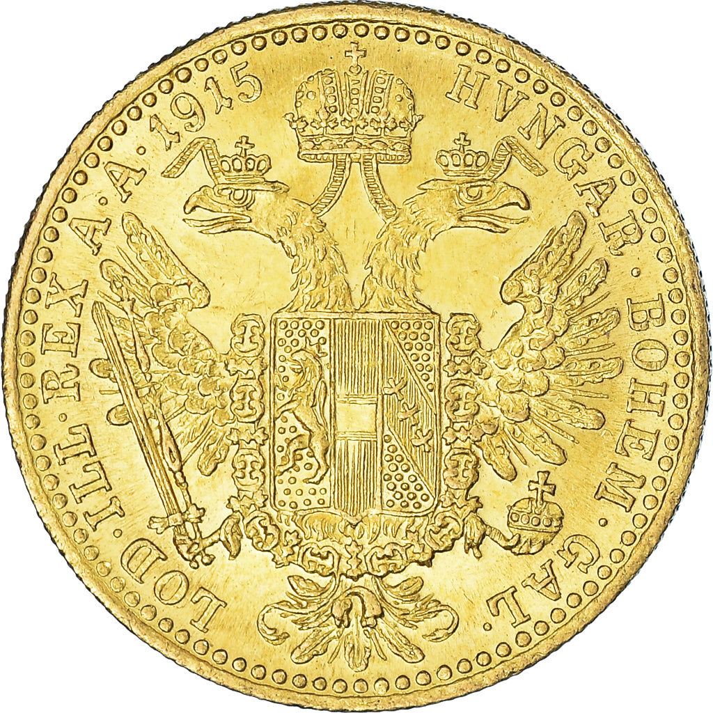 Moneta, Austria, Franz Joseph I, Ducat, 1915, Restrike, SPL, Oro, KM:2267
