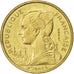 FRENCH SOMALILAND, 10 Francs, 1965, Paris, KM #E5, EF(40-45), Aluminum-Bronze,..