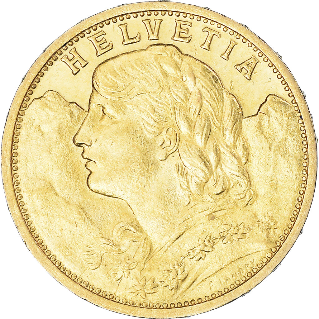 Moneda, Suiza, 20 Francs, 1909, Bern, EBC, Oro, KM:35.1