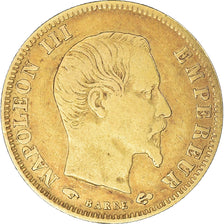 Munten, Frankrijk, Napoleon III, 5 Francs, 1856, Paris, FR+, Goud, KM:787.1