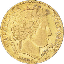 Coin, France, Cérès, 10 Francs, 1850, Paris, VF(30-35), Gold, KM:770