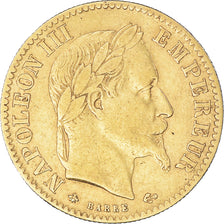 Monnaie, France, Napoleon III, 10 Francs, 1864, Paris, TTB, Or, Gadoury:1015