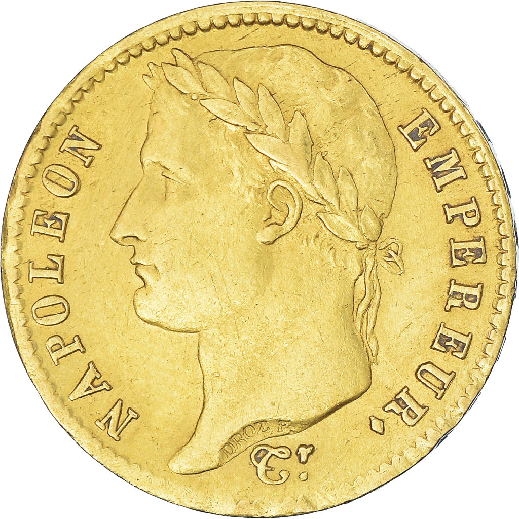Coin, France, Napoléon I, 20 Francs, 1808, Paris, AU(50-53), Gold, KM:687.1