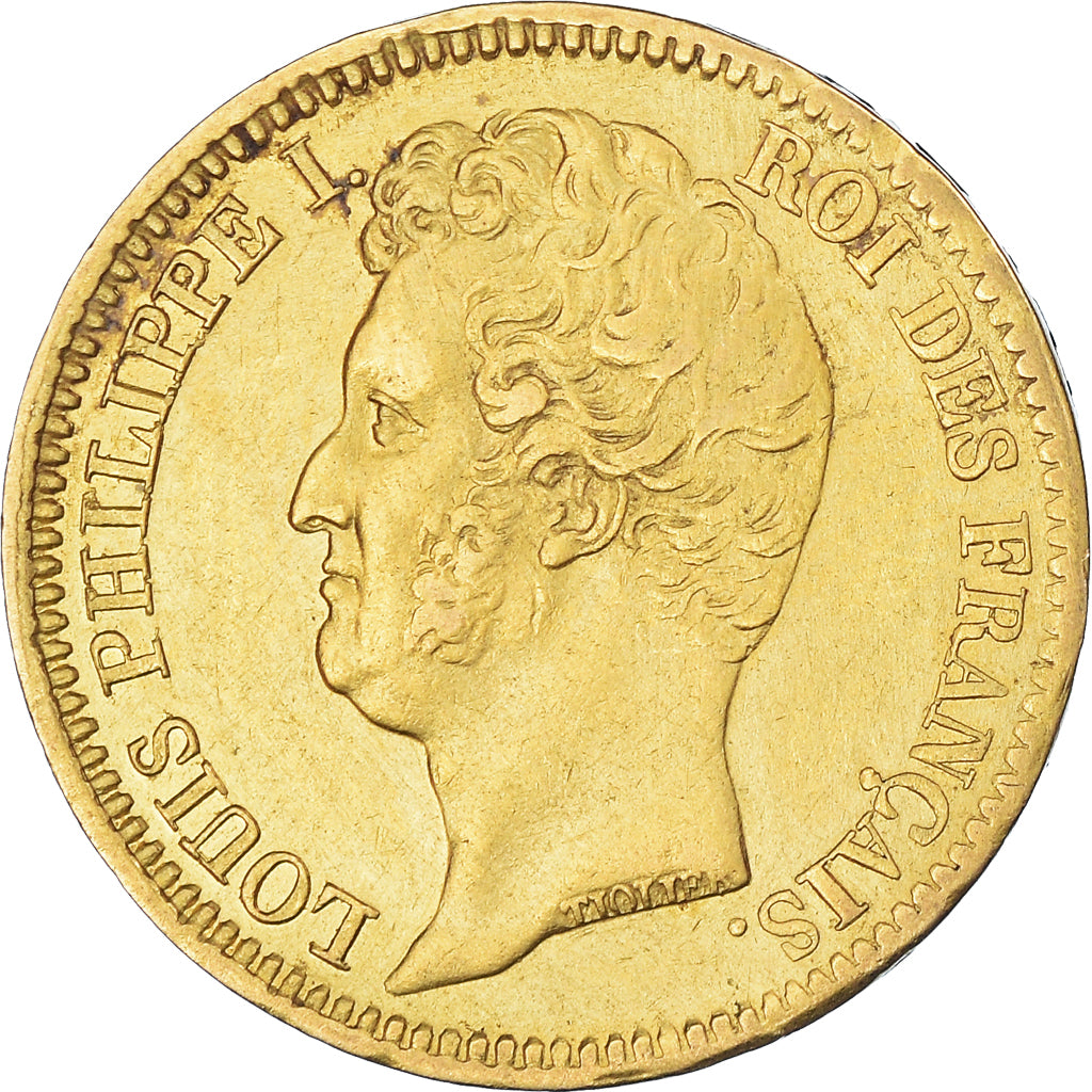 Moneta, Francia, Louis-Philippe, 20 Francs, 1831, Paris, BB, Oro, KM:739.1