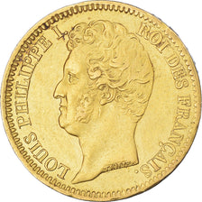 Moneta, Francia, Louis-Philippe, 20 Francs, 1831, Paris, BB, Oro, KM:739.1