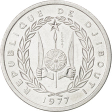 DJIBOUTI, Franc, 1977, KM #E1, MS(63), Aluminium, 1.29