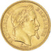 Coin, France, Napoleon III, 20 Francs, 1863, Paris, AU(50-53), Gold, KM:801.1