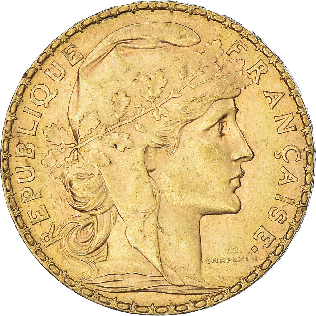 Munten, Frankrijk, Marianne, 20 Francs, 1899, Paris, ZF+, Goud, KM:847