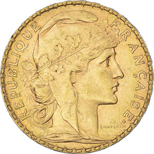 Munten, Frankrijk, Marianne, 20 Francs, 1899, Paris, ZF+, Goud, KM:847