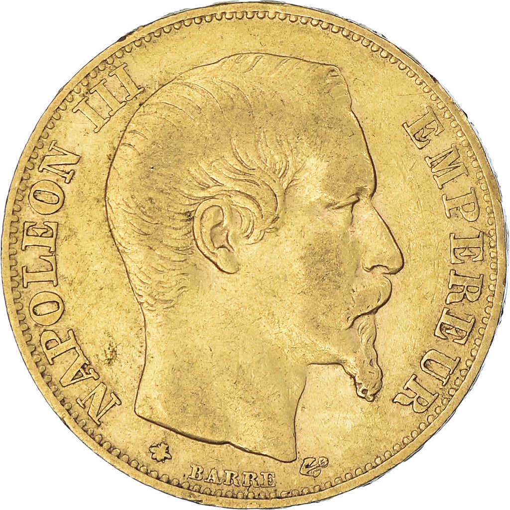 Monnaie, France, Napoleon III, 20 Francs, 1856, Strasbourg, TTB, Or