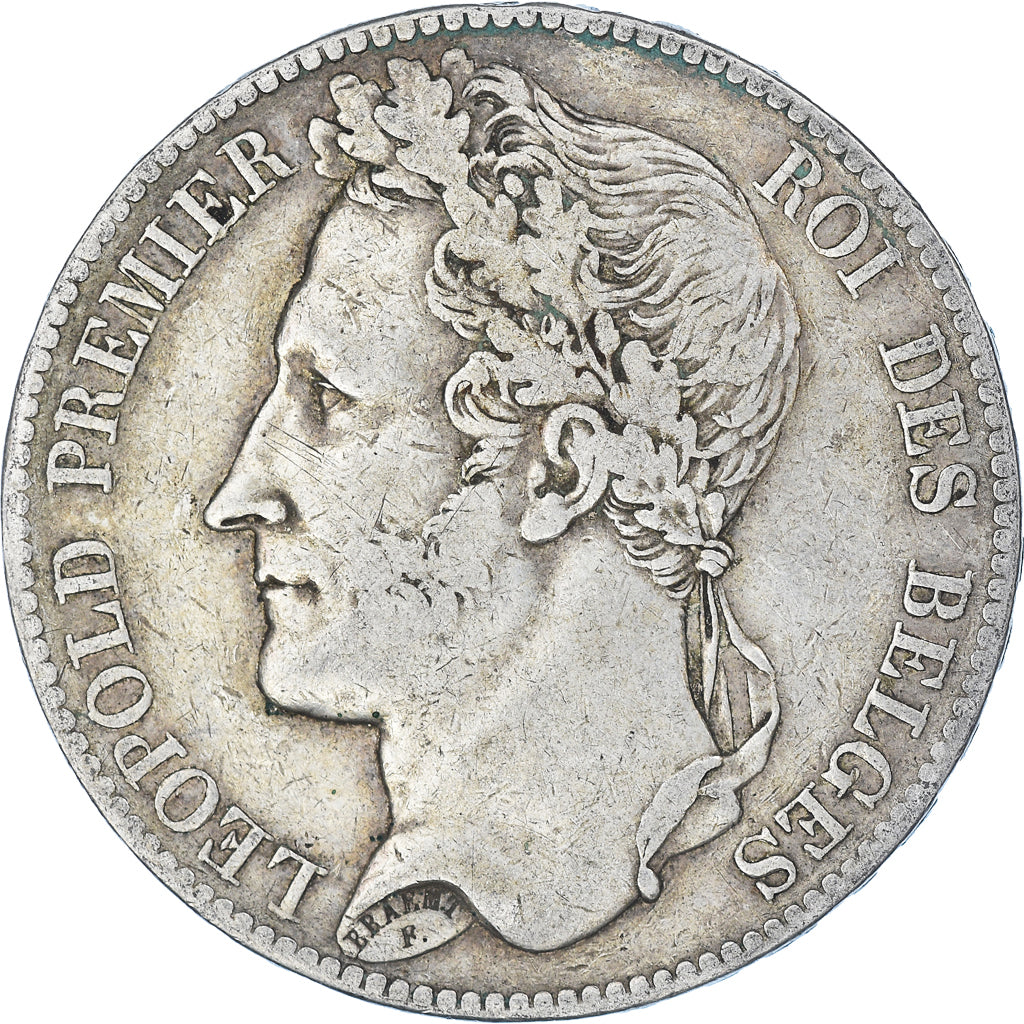 Coin, Belgium, Leopold I, 5 Francs, 5 Frank, 1847, EF(40-45), Silver, KM:3.2