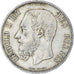 Moneda, Bélgica, Leopold II, 5 Francs, 5 Frank, 1868, Fautée / Error, BC+