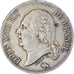 Moneta, Francia, Louis XVIII, 5 Francs, 1822, Paris, BB, Argento, KM:711.1