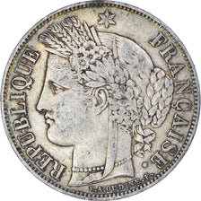 Münze, Frankreich, Cérès, 5 Francs, 1850, Paris, S+, Silber, KM:761.1