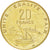 Moneta, Dżibuti, 20 Francs, 1977, MS(60-62), Brąz-Aluminium, KM:E5