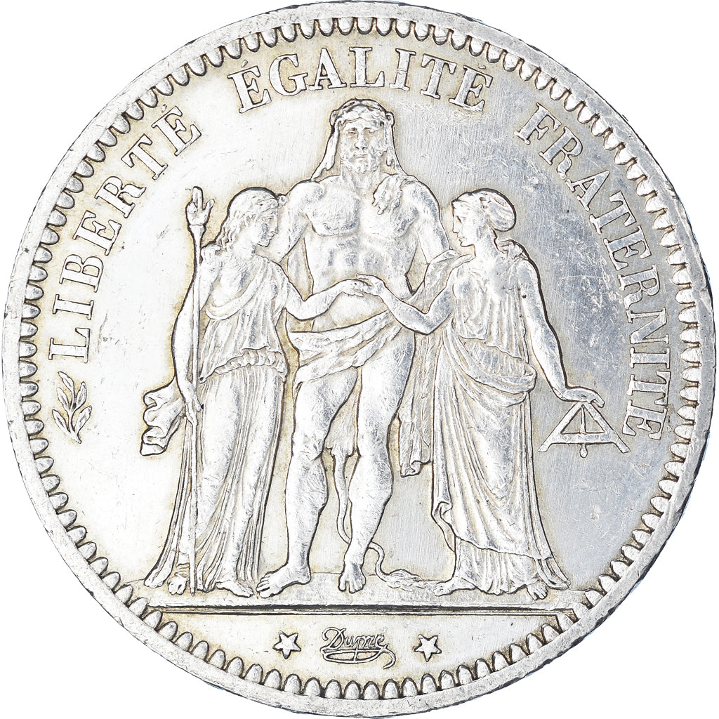 Coin, France, Hercule, 5 Francs, 1872, Paris, AU(50-53), Silver, KM:820.1