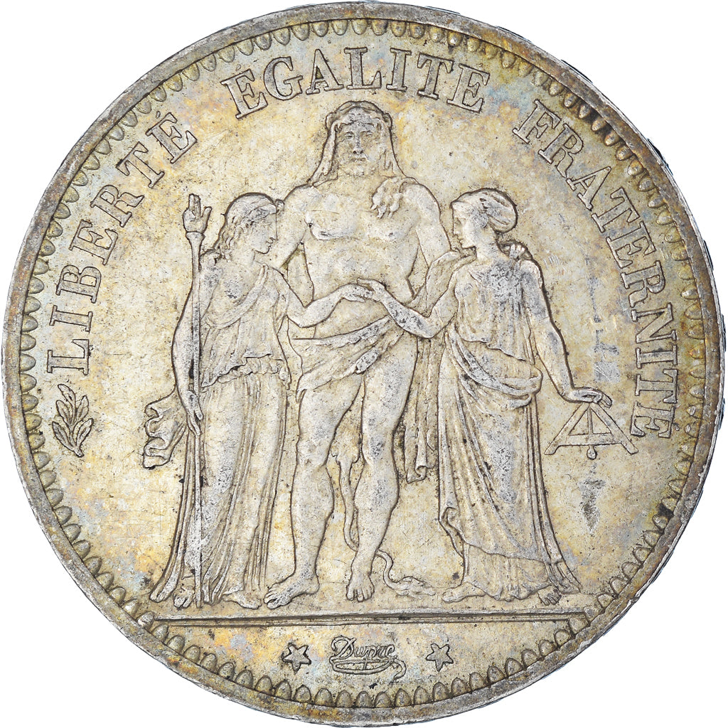 Coin, France, Hercule, 5 Francs, 1873, Paris, AU(50-53), Silver, KM:820.1