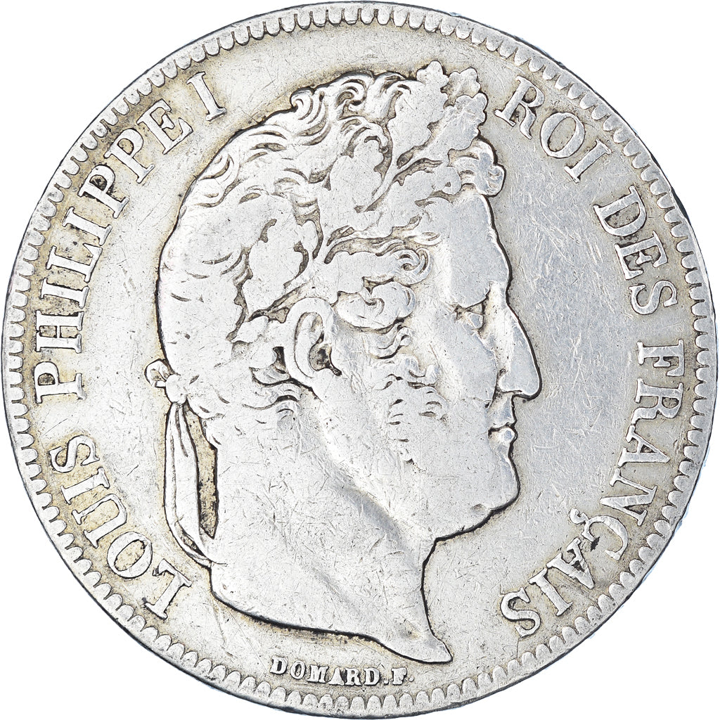 Coin, France, Louis-Philippe, 5 Francs, 1840, Bordeaux, VF(20-25), Silver
