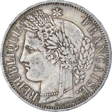 Coin, France, Cérès, 5 Francs, 1870, Bordeaux, EF(40-45), Silver, KM:818.2