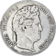 Monnaie, France, Louis-Philippe, 5 Francs, 1833, Marseille, TB, Argent