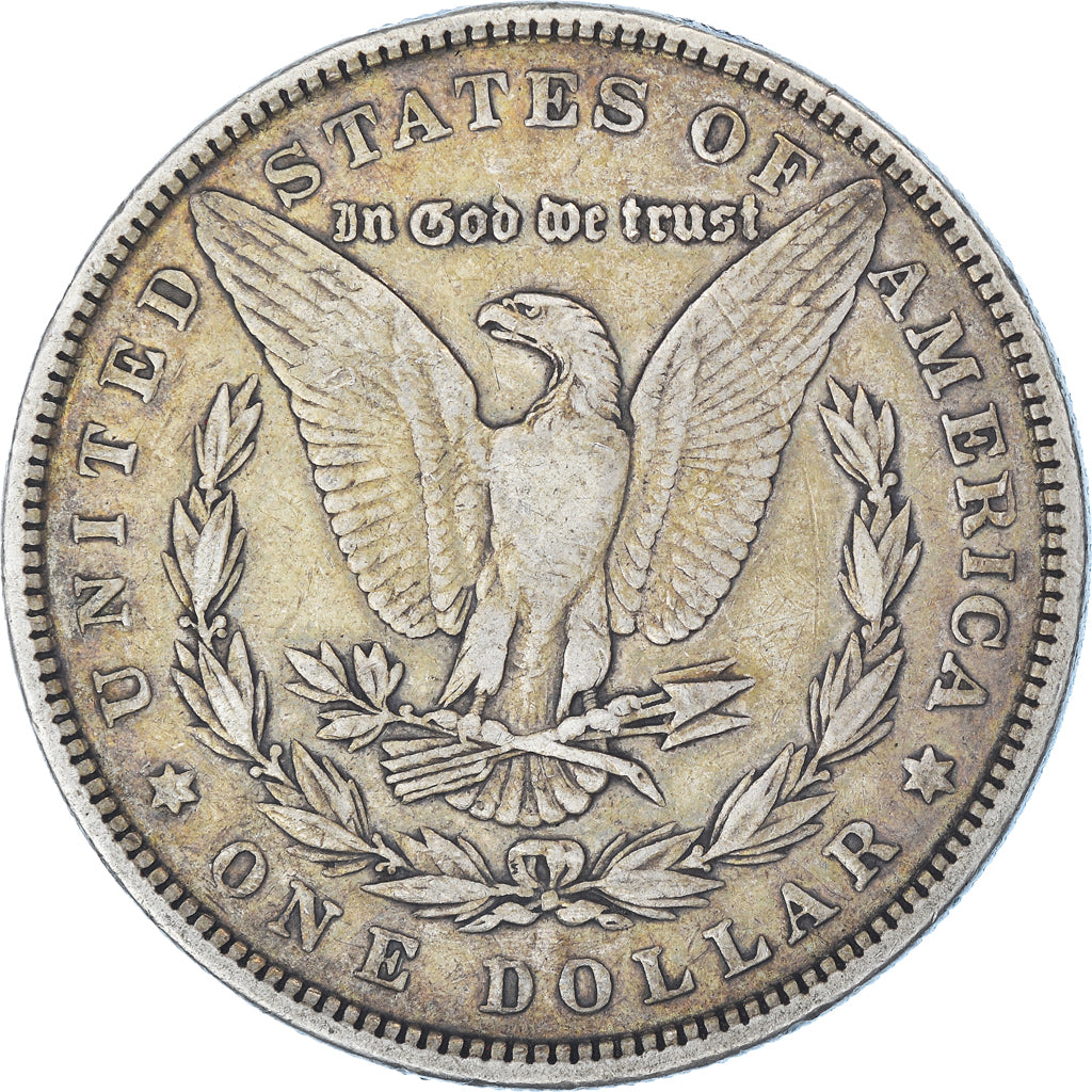Coin, United States, Morgan Dollar, Dollar, 1880, U.S. Mint, Philadelphia