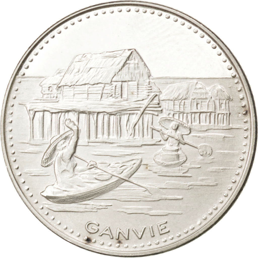 DAHOMEY, 100 Francs, 1971, KM #1.3, MS(60-62), Silver, 5.09