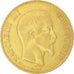 Coin, France, Napoleon III, 100 Francs, 1858, Paris, AU(50-53), Gold, KM:786.1