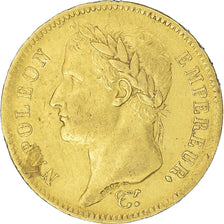 Munten, Frankrijk, Napoléon I, 40 Francs, 1812, Paris, ZF, Goud, KM:696.1