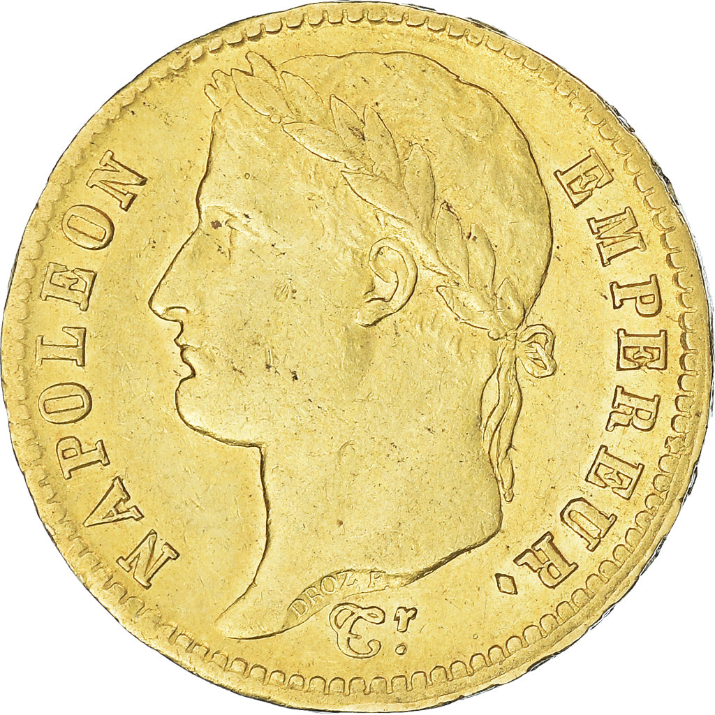 Moneda, Francia, Napoléon I, 20 Francs, 1812, Paris, MBC+, Oro, KM:695.1