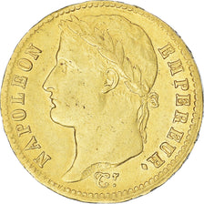 Moneda, Francia, Napoléon I, 20 Francs, 1812, Paris, MBC+, Oro, KM:695.1