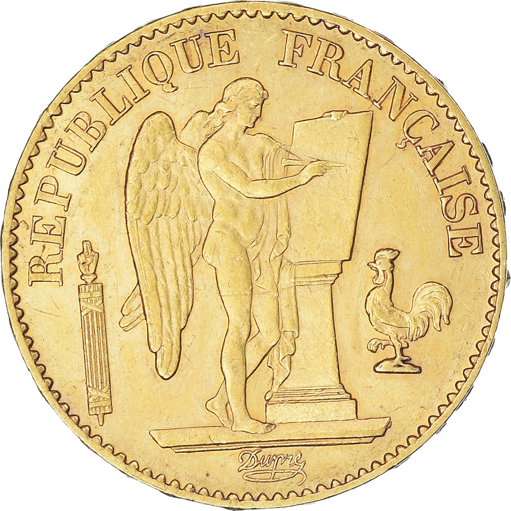 Moneta, Francia, Génie, 20 Francs, 1878, Paris, SPL-, Oro, KM:825, Gadoury:1063