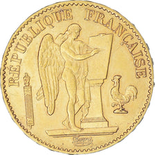 Moneta, Francia, Génie, 20 Francs, 1878, Paris, SPL-, Oro, KM:825, Gadoury:1063
