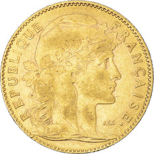 Moneta, Francia, Marianne, 10 Francs, 1899, Paris, BB+, Oro, KM:846