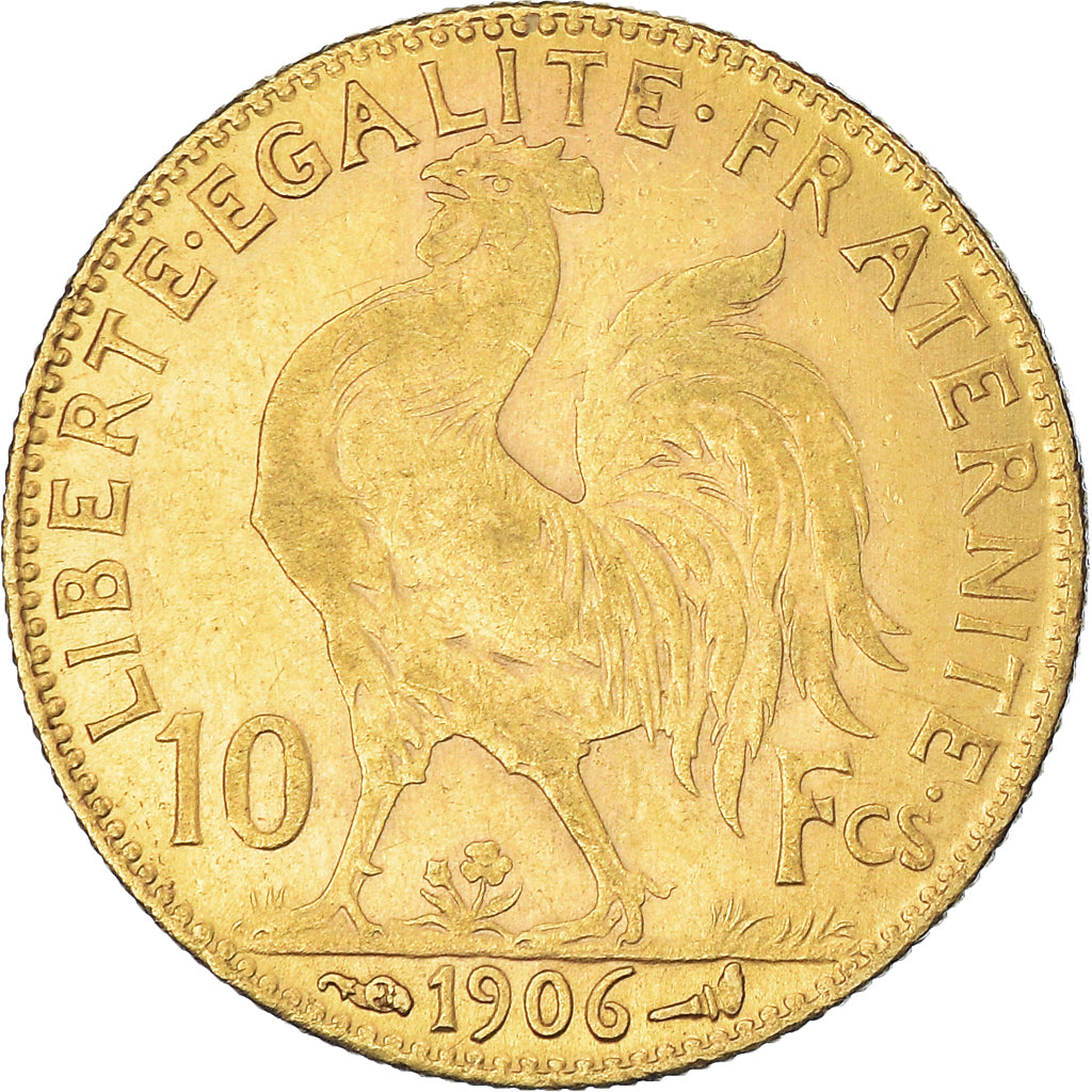 Münze, Frankreich, Marianne, 10 Francs, 1906, Paris, SS+, Gold, KM:846
