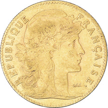 Monnaie, France, Marianne, 10 Francs, 1907, Paris, TTB+, Or, Gadoury:1017