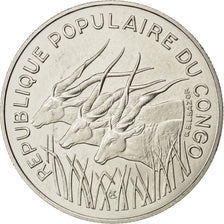 Repubblica del Congo, 100 Francs, 1975, Paris, SPL, Nichel, KM:E3
