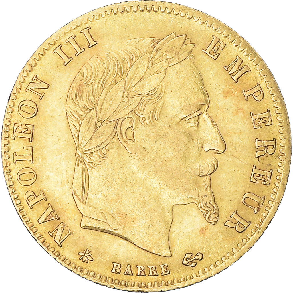 Coin, France, Napoleon III, 5 Francs, 1862, Paris, AU(50-53), Gold, KM:803.1