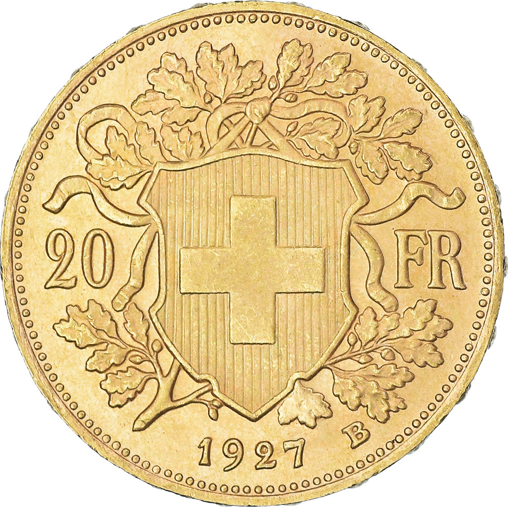 Moneta, Svizzera, 20 Francs, 1927, Bern, SPL, Oro, KM:35.1