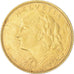 Coin, Switzerland, 10 Francs, 1915, Bern, AU(55-58), Gold, KM:36