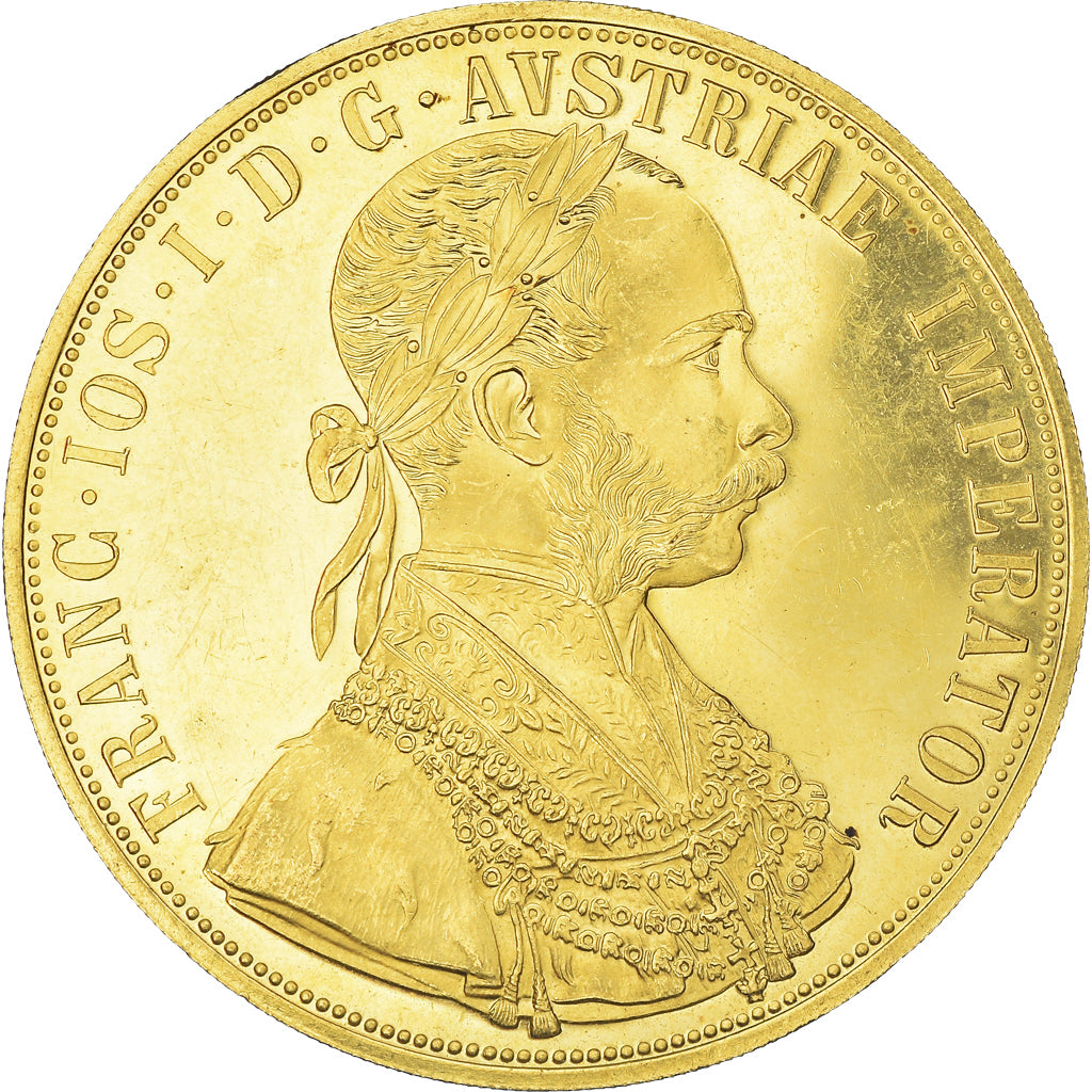 Münze, Österreich, Franz Joseph I, 4 Ducat, 1915, Vienna, Official restrike